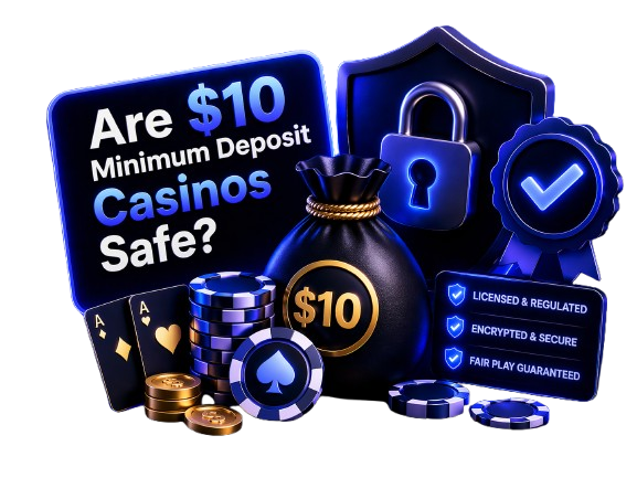 Are $10 minimum deposit casinos safe